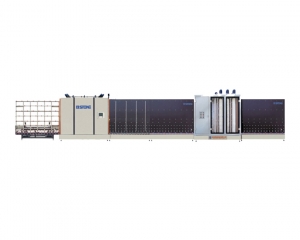 立式自動板內合片中空玻璃生產線（三毛刷、自動合片、板壓）